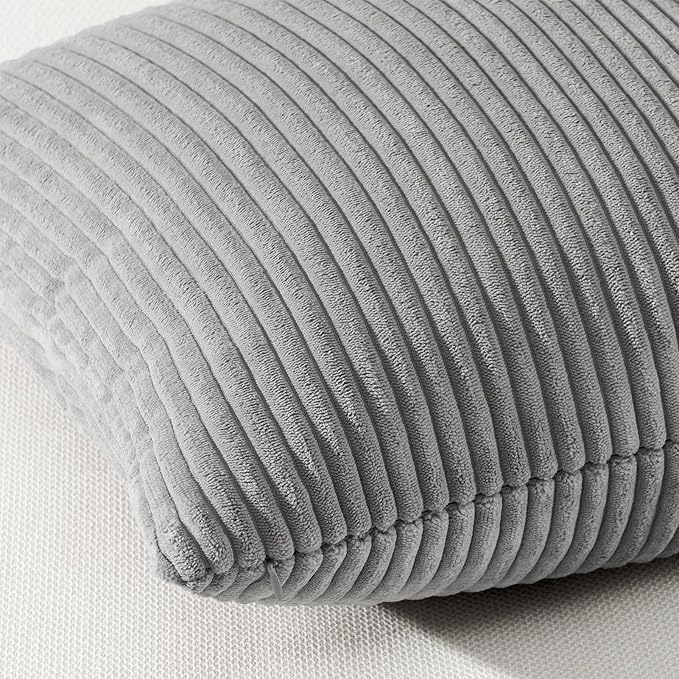 Topfinel Decorative Light Grey Throw Pillow Covers Cushion Cases, Mix and Match - Image 2