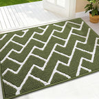 OLANLY Front Door Mat, Non-Slip Rubber Backing, Dirt Resistant and Absorbent by OLANLY