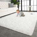 TWINNIS Super Soft Shaggy Rugs Fluffy Carpets 4x5.9 Feet, Indoor Modern Plush by TWINNIS