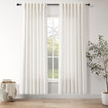 Nanspring Ivory White Curtains 80 Inches Length by Nanspring