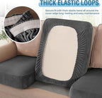 H.VERSAILTEX Velvet Stretch Couch Cushion Cover Plush Cushion Slipcover - Image 6