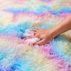 Rainbow Runner Rugs for Bedroom, 2x6 Rug Runners for Cute Girls Room, Bedside - Image 6