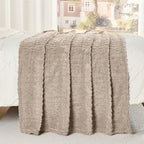 50x70 Inch Brown Throw Blanket - Image 5