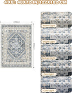 4x6 Area Rugs for Living Room, Non-Slip Backing Small Kids Rugs for Bedroom - Image 2