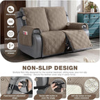 TAOCOCO 100% Waterproof Loveseat Recliner Covers 2 Seater, Split Loveseat Covers - Image 5