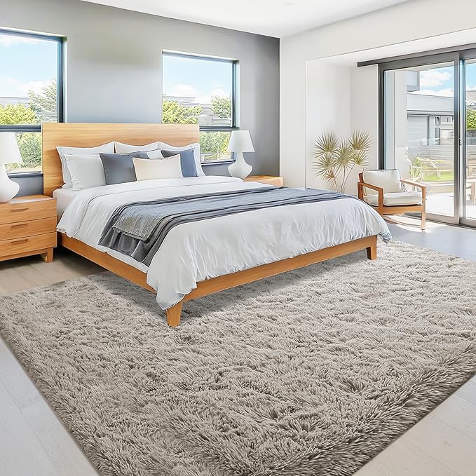 8x10 Area Rugs for Living Room: Fluffy Shag Soft Washable Rug Large Fuzzy Plush - Image 6