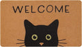 UINI Door Mat Cat Welcome Mat, Non-Slip Cat Welcome Mats by UINI
