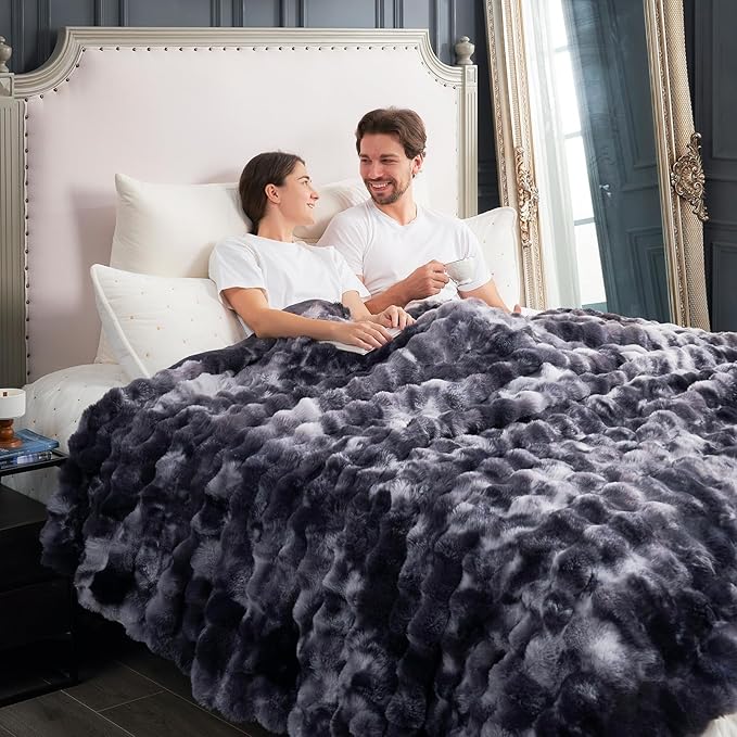 Cozy Bliss Faux Fur Throw Blanket by CozyBliss