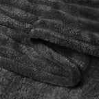 BEDELITE Fleece Blanket Queen Size – 3D Ribbed Jacquard Soft and Warm - Image 5