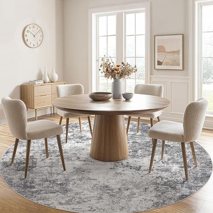 8ft Round Area Rug Living Room Rugs - Image 2