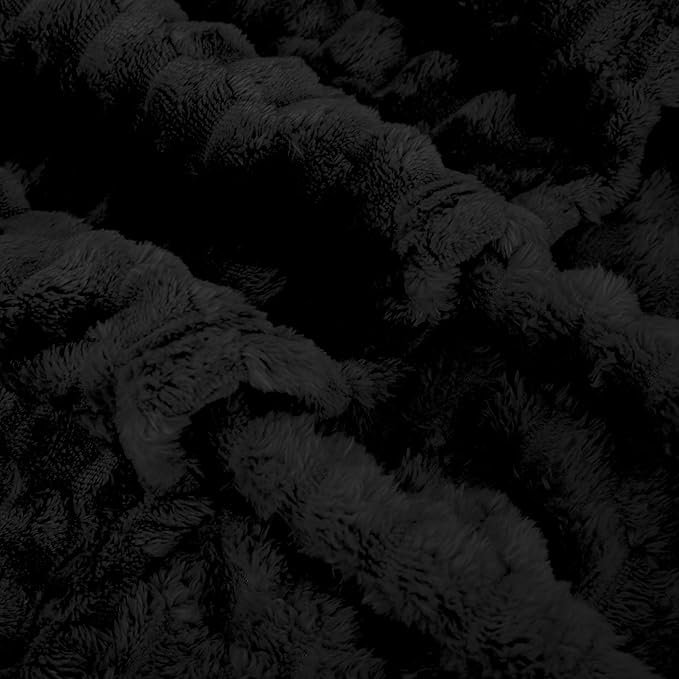 Black Throw Blanket 50"×70" inches Gifts - Image 4