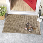 Mibao Front Door Mat Indoor Outdoor Entrance, Dirt Trapping Waterproof - Image 7