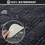 TAOCOCO 100% Waterproof Recliner Sofa Cover Non Slip Couch Cover - Image 3