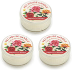 Variety Mini Candles Plant-Based Wax, 3 Pack Pet House