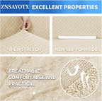 ZNSAYOTX 1 Piece Jacquard Couch Covers - Image 5