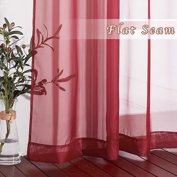 NICETOWN Sheer Window Curtains Panels - Image 5