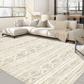 Nakagishi 6x9 Area Rugs Living Room: Washable Boho Large Neutral Modern Soft by NakagishiAreaRug