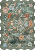 Washable 2'6x12 Hallway Runner Rug: Soft Entryway Kitchen Floral Runners Non - Image 9