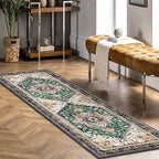 Yamaziot Washable Runner Rug, 2x6 Non-Slip Boho Vintage Hallway Rug Runner - Image 6