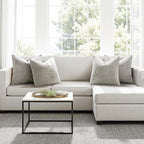 MIULEE Pack of 4 Couch Throw Pillow Covers 18x18 Inch Light Gray Soft - Image 4