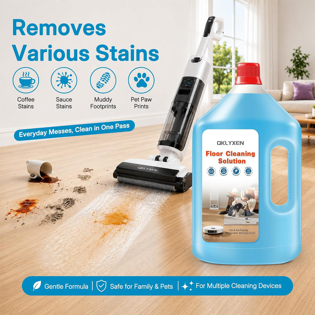 Floor Cleaning Solution Compatible with Roborock 82 FL OZ, Original
