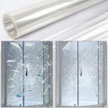 Security Window Film, Transparent Self-Adhesive Shatterproof Film, 4Mil Anti Shatter Tempered Glass Film, Glass Protective Window Film for Home/Office