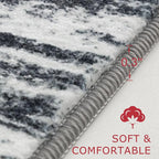 KOZYFLY Circle Rug 6Ft Modern Abstract Ombre Area Rug - Image 2