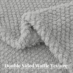Whale Flotilla Twin Size Fuzzy Fleece Blanket - Image 6
