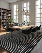 Latte&Fog 6x9 Area Rugs for Living Room Bedroom, Modern Abstract Washable Rug - Image 4