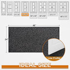 Mibao Front Door Mat, Dirt Trapper Welcome Mat - Image 2