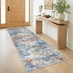 IOHOUZE Abstract Runner Rug 3x8 Ft Washable Runners by iOhouze