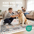 zesthome 10x12 Area Rugs for Living Room, Non-Slip Backing Washable Rugs - Image 7