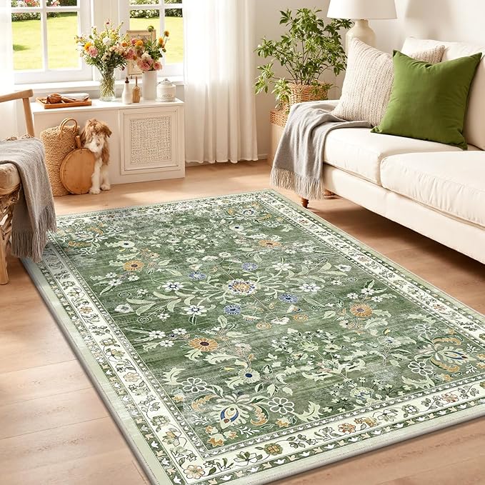 Yamaziot Washable Area Rug 3x5 – Small Non Slip Boho Area Rug - Image 3