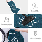Smiry Dog Door Mat for Muddy Paws, Absorbent Dirt Trapper Non Slip Quick Dry - Image 6