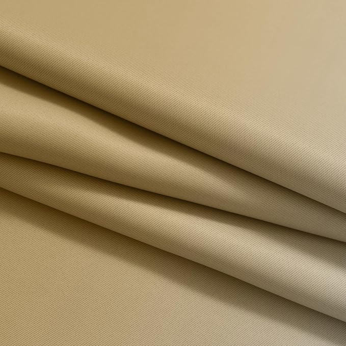 Yakamok Beige and Greyish White Ombre Curtains, Room Darkening Gradient Color - Image 6