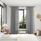 Dark Grey Linen Curtains 96 Inches Long - Image 7