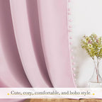 NICETOWN Pom Pom Blackout Curtains - Image 6