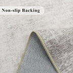Hallway 2x8 Washable Runner Rug: Abstract Stain Resistant Entryway Kitchen Area - Image 3