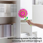 Vigar Flower Power Microfiber Duster with Non-Slip Handle