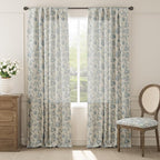 jinchan Linen Floral Curtains for Living Room - Image 2