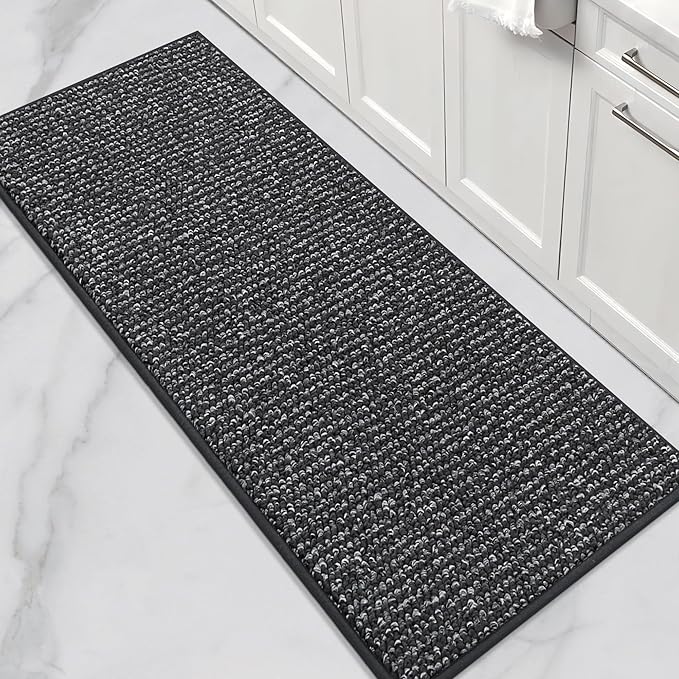 BEQHAUSE Kitchen Runner Rugs 24"x60", Non-Slip Kitchen Mats by BEQHAUSE