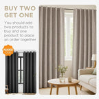 Joydeco Blackout Curtains for Bedroom - Image 2