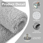 Shag Area Rug for Bedroom 3x5, Soft Fuzzy Rug Non-Shedding Indoor Plush Carpet - Image 3