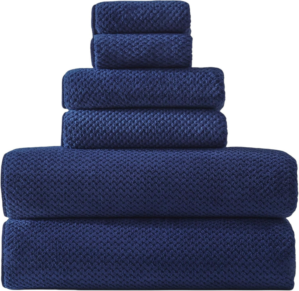 30x60 Inches Extra Large Bath Towels Set Super Soft Absorbent Luxury Microfiber Towels for Bathroom(Olive Green, 6PCS)