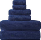 30x60 Inches Extra Large Bath Towels Set Super Soft Absorbent Luxury Microfiber Towels for Bathroom(Olive Green, 6PCS)