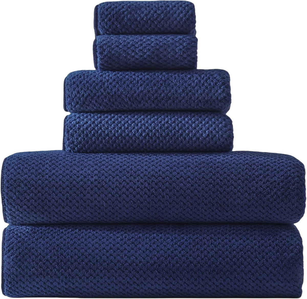 30x60 Inches Extra Large Bath Towels Set Super Soft Absorbent Luxury Microfiber Towels for Bathroom(Olive Green, 6PCS)