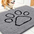 Smiry Dog Door Mat for Muddy Paws, Absorbent Dirt Trapper Non Slip Quick Dry by Smiry