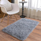 Soft Runner Rugs for Bedroom Hallways, 2x3 Grey Fluffy Shag Throw Area Rug Non - Image 3