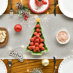 Artoid Mode Grey Snowman Winter Table Runner Home Party Decor 13x90 Inch