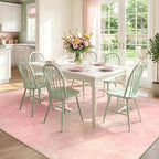 Washable Area Rugs 9'x12' Non-Slip Modern Abstract Soft - Image 4